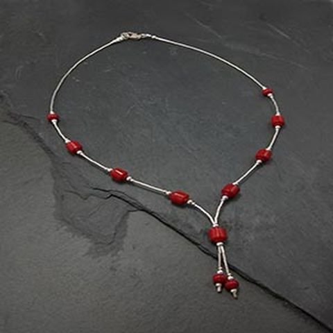 Meridian Red Necklace